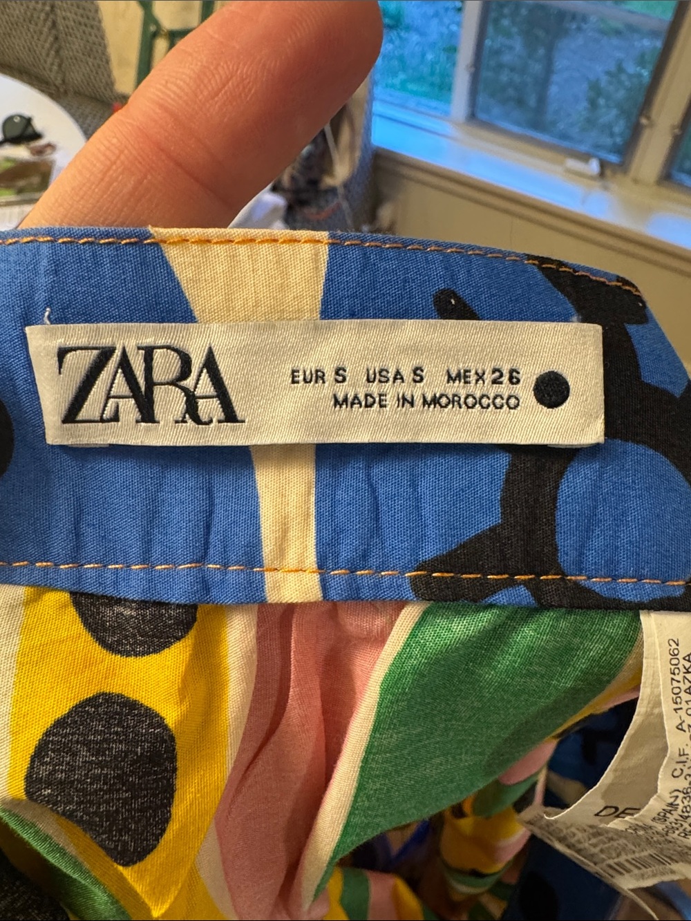 Zara Colorful Printed Midi Skirt - Picture 3 of 3